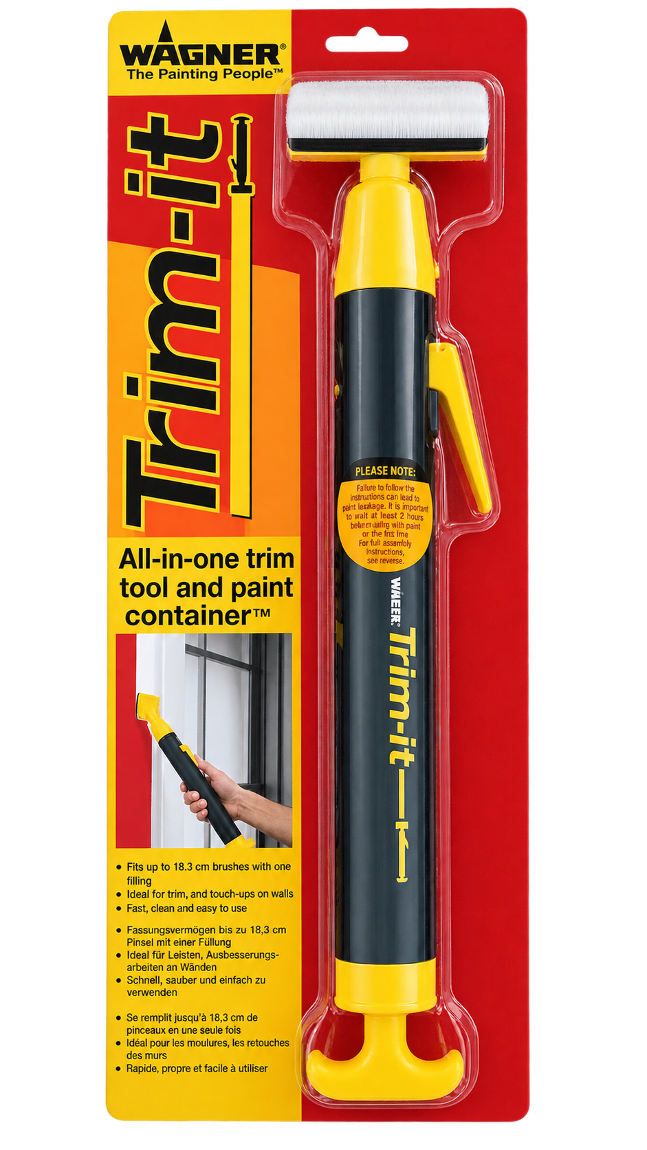 Wagner Trim-It - All-In-One Trim Tool & Paint Container